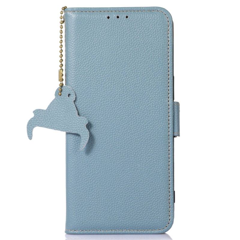 Capa Flip Para Samsung Galaxy S23 5G Rfid De Couro Genuíno