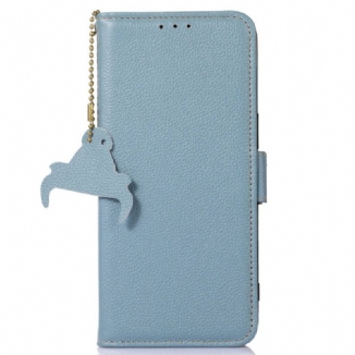 Capa Flip Para Samsung Galaxy S23 5G Rfid De Couro Genuíno