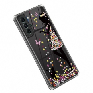 Capa Para Samsung Galaxy S23 5G Florista Sem Costura