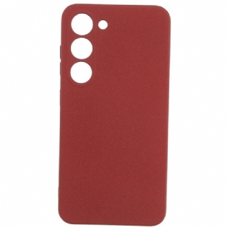 Capa Para Samsung Galaxy S23 5G Fosco De Silicone Flexível