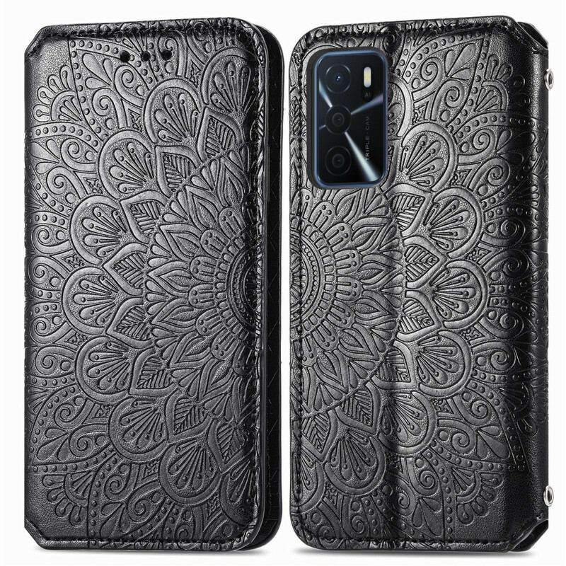 Capa De Celular Para Oppo A16 / A16s Flip Mandala