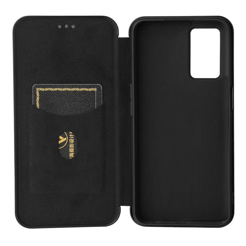 Capa De Celular Para Oppo A16 / A16s Flip Silicone De Carbono Colorido