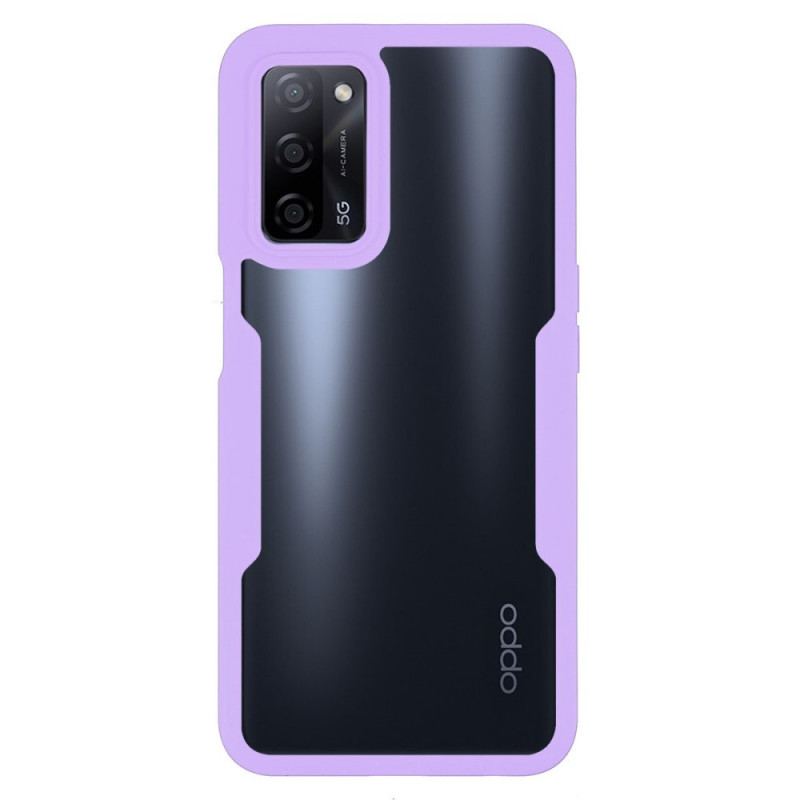 Capa De Celular Para Oppo A16 / A16s Híbrido De Borda Chanfrada