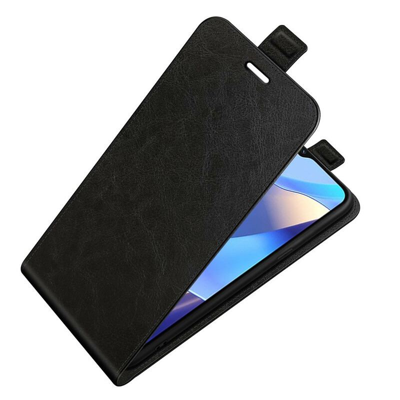 Capa De Couro Para Oppo A16 / A16s Flip Dobrável