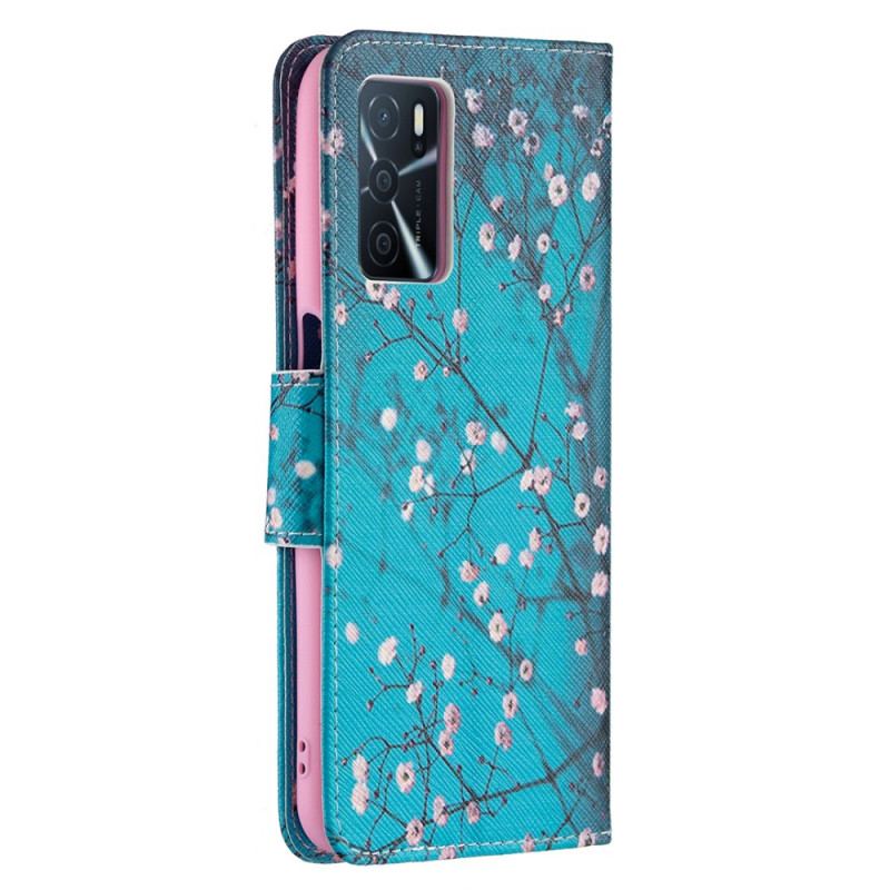 Capa Flip Para Oppo A16 / A16s Árvore Florida