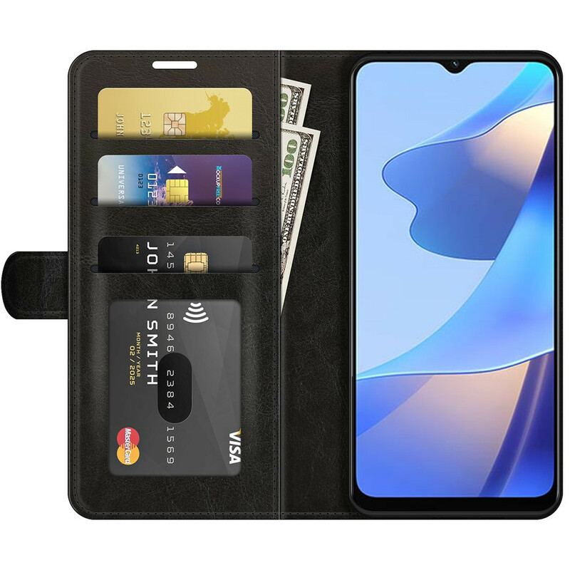 Capa Flip Para Oppo A16 / A16s Couro Ultra Sintético