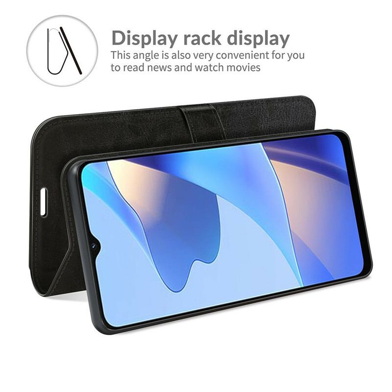 Capa Flip Para Oppo A16 / A16s Couro Ultra Sintético