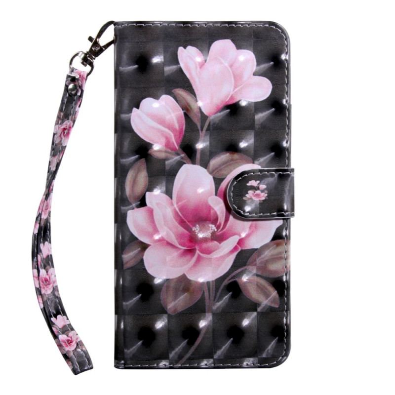 Capa Flip Para Oppo A16 / A16s Flores Em Flor