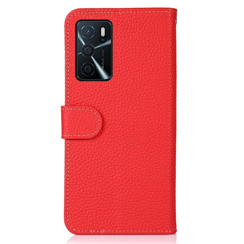 Capa Flip Para Oppo A16 / A16s Khazneh Lichia Couro