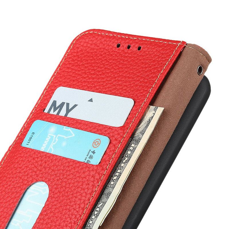 Capa Flip Para Oppo A16 / A16s Khazneh Lichia Couro