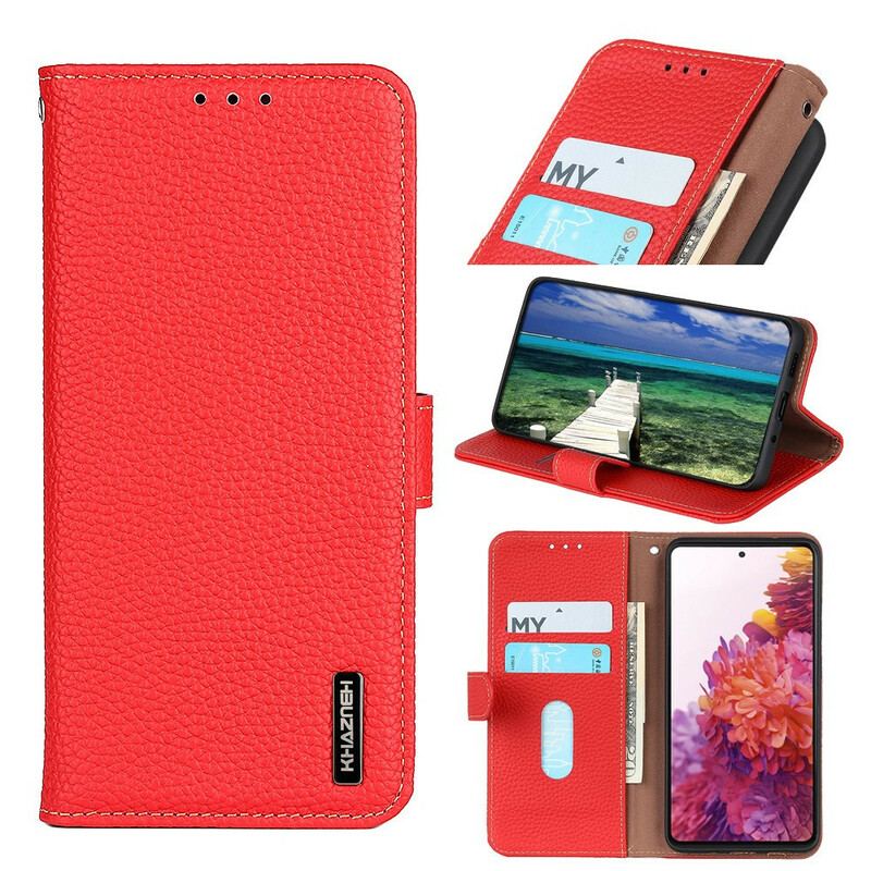 Capa Flip Para Oppo A16 / A16s Khazneh Lichia Couro