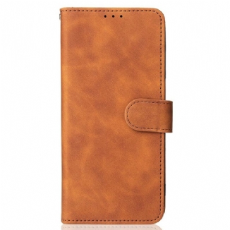 Capa Flip Para Oppo A16 / A16s Toque De Pele