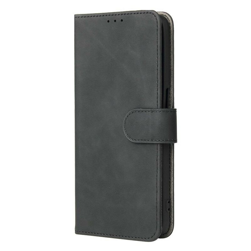 Capa Flip Para Oppo A16 / A16s Toque De Pele