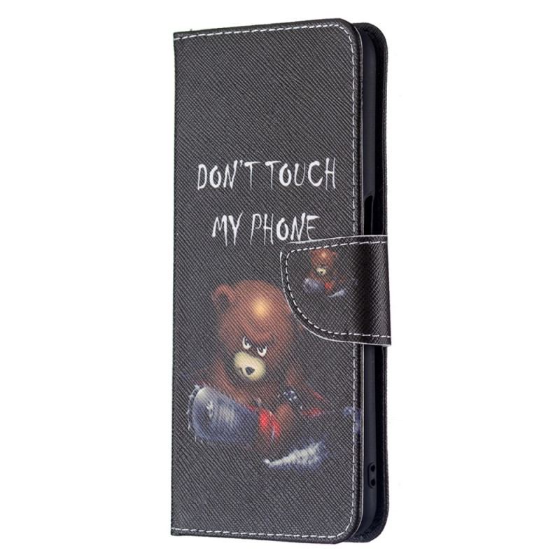 Capa Flip Para Oppo A16 / A16s Urso Perigoso