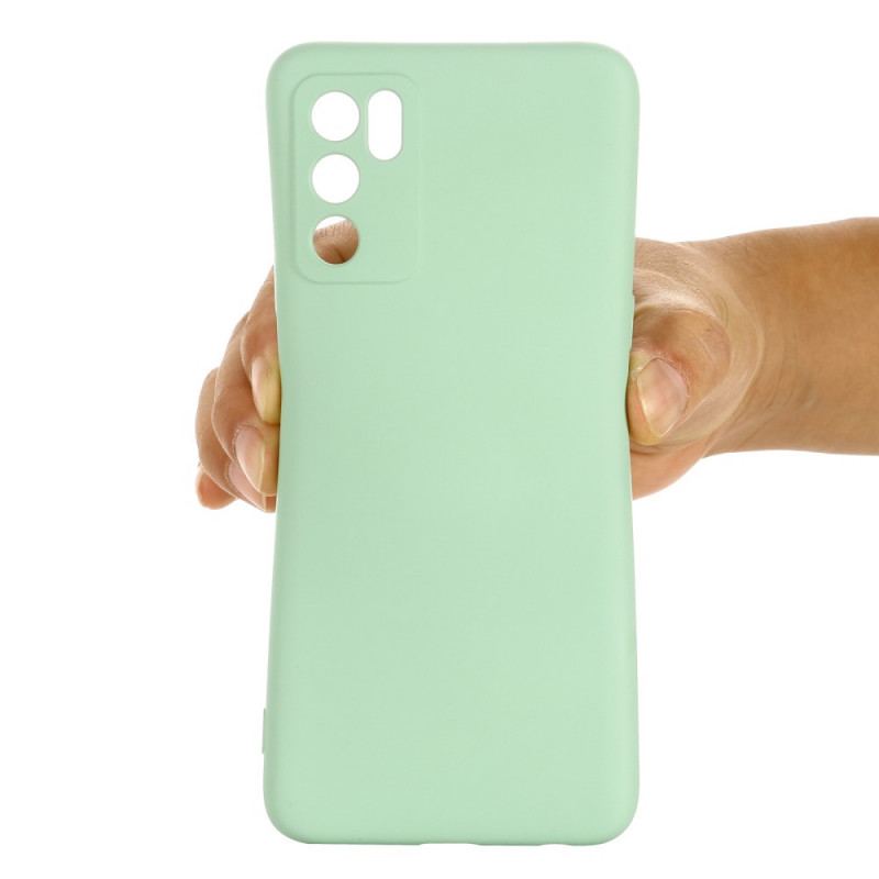 Capa Para Oppo A16 / A16s Silicone Líquido Com Cordão