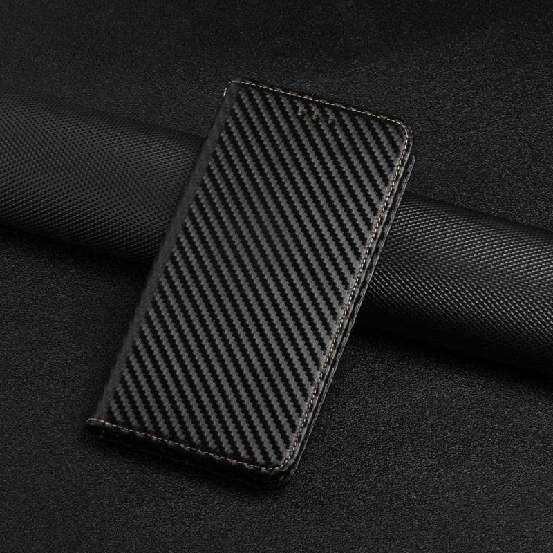 Capa De Celular Para Samsung Galaxy S23 Ultra 5G De Cordão Flip Estilo Strappy Fibra De Carbono