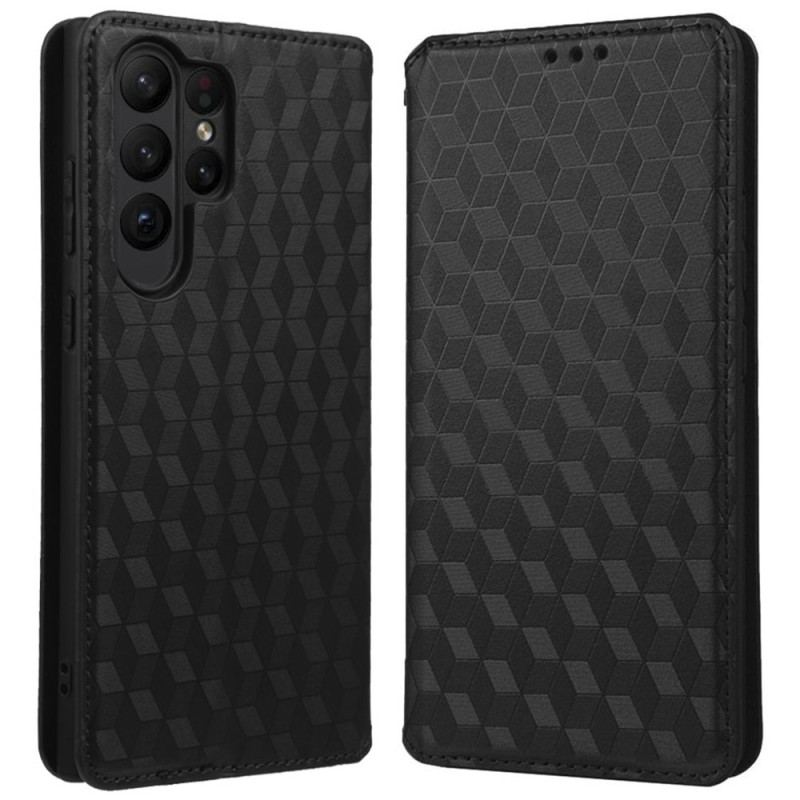 Capa De Celular Para Samsung Galaxy S23 Ultra 5G Flip Padrão 3d