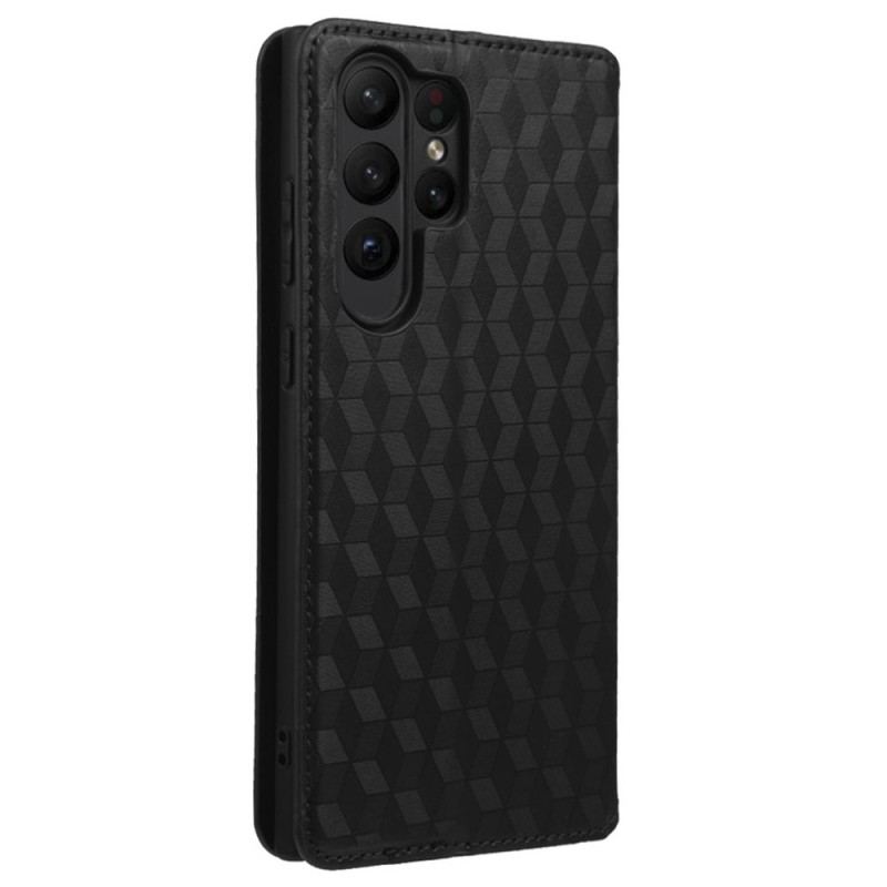 Capa De Celular Para Samsung Galaxy S23 Ultra 5G Flip Padrão 3d