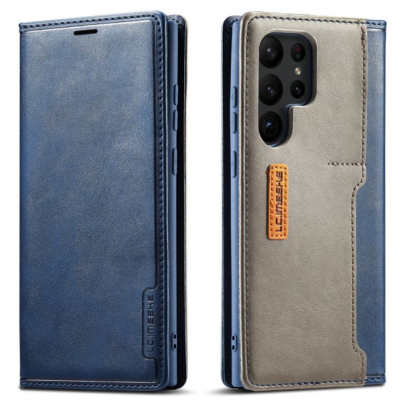 Capa De Celular Para Samsung Galaxy S23 Ultra 5G Flip Titular De Cartão Traseiro Lc.imeeke