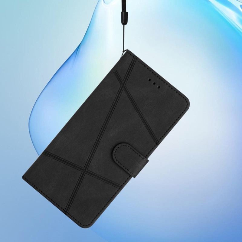 Capa De Couro Para Samsung Galaxy S23 Ultra 5G De Cordão Cordões