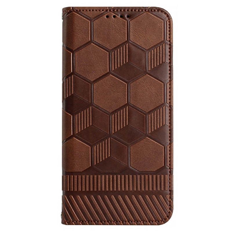 Capa De Couro Para Samsung Galaxy S23 Ultra 5G De Cordão Strappy Estilo Futebol