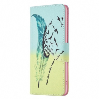 Capa Em Pele Para Samsung Galaxy S23 Ultra 5G Pena