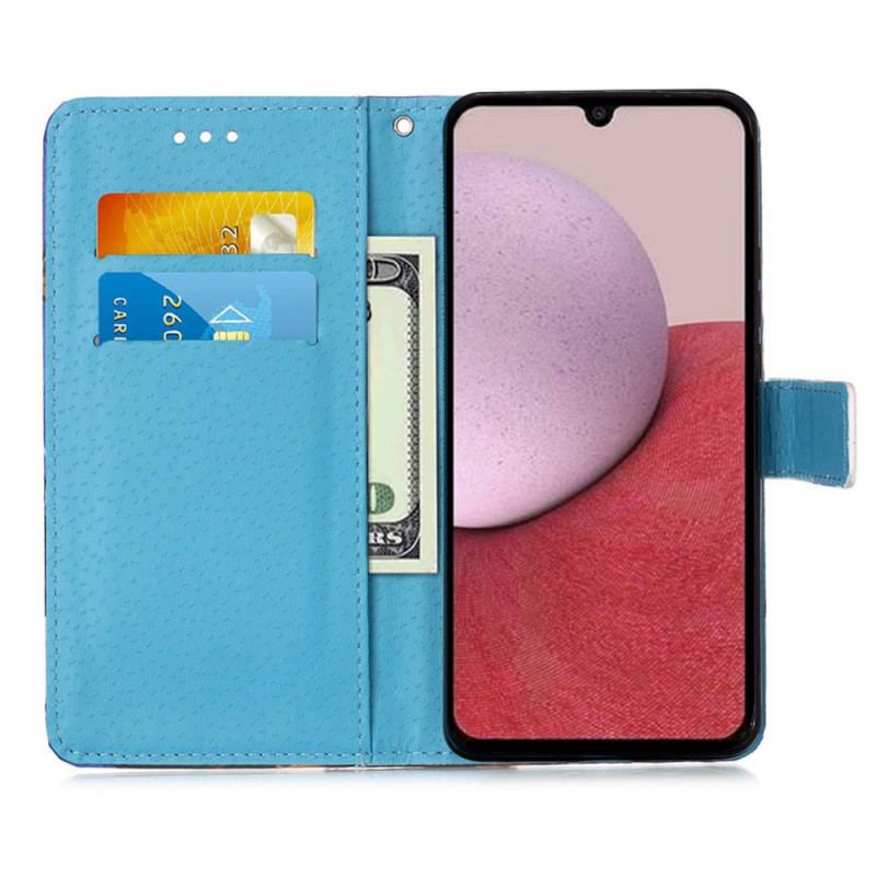 Capa Flip Para Samsung Galaxy S23 Ultra 5G Ama A Onda