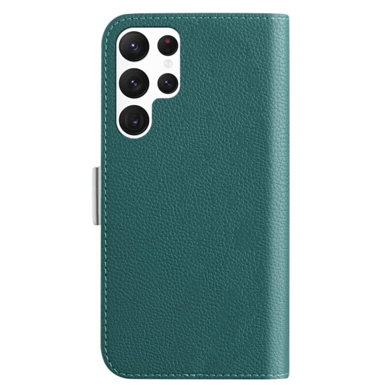 Capa Flip Para Samsung Galaxy S23 Ultra 5G Doces De Couro Falso