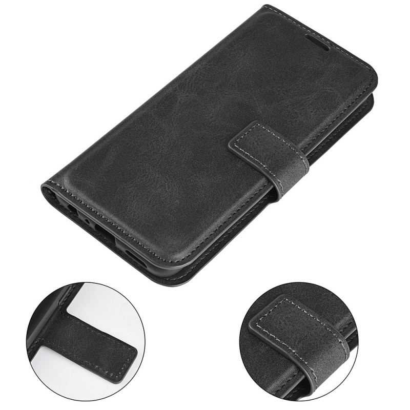 Capa Flip Para Samsung Galaxy S23 Ultra 5G Estilo Cor De Couro