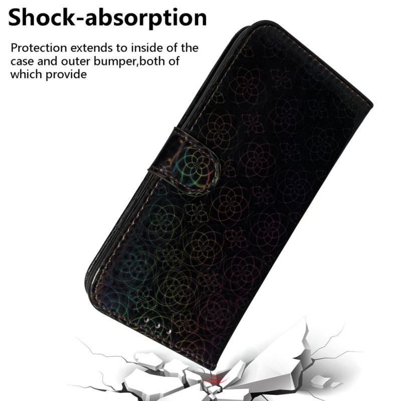 Capa Flip Para Samsung Galaxy S23 Ultra 5G Estilo Discoteca