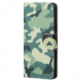 Capa Folio Para Samsung Galaxy S23 Ultra 5G Camuflar