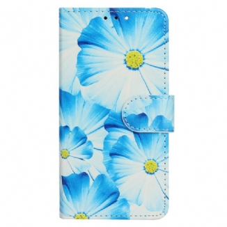 Capa Folio Para Samsung Galaxy S23 Ultra 5G Flores