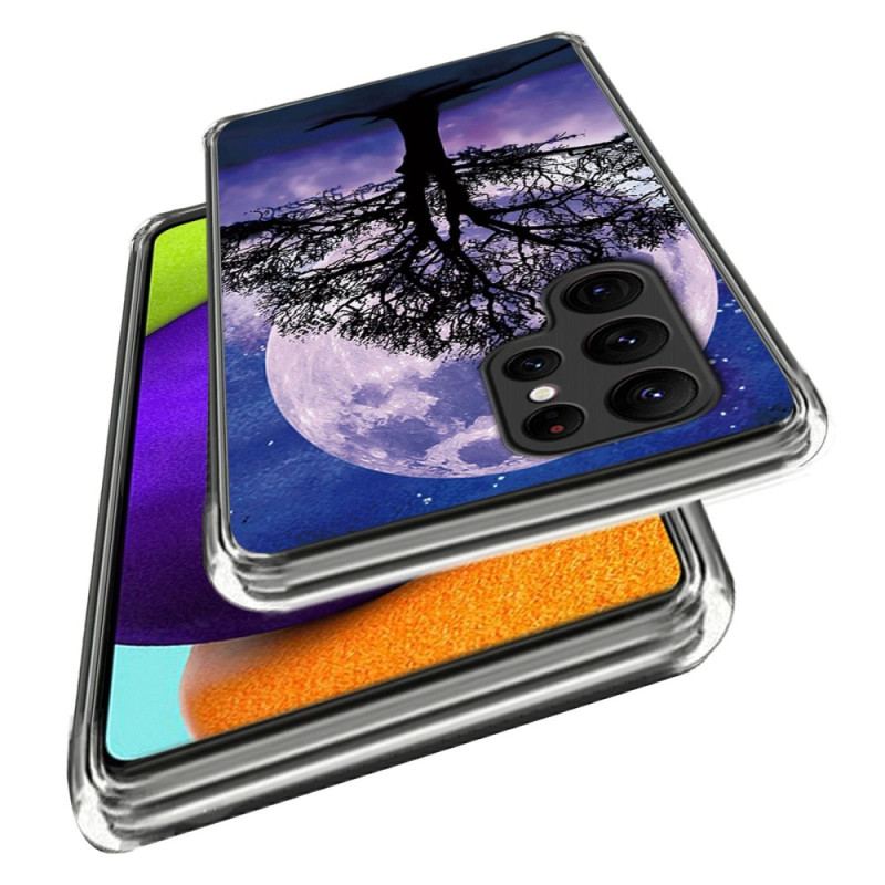 Capa Para Samsung Galaxy S23 Ultra 5G Árvore Lunar