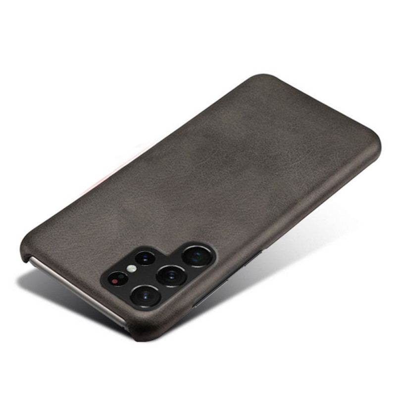 Capa Para Samsung Galaxy S23 Ultra 5G Efeito Couro