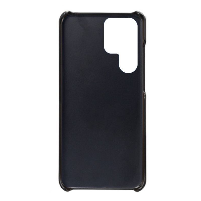 Capa Para Samsung Galaxy S23 Ultra 5G Efeito Couro