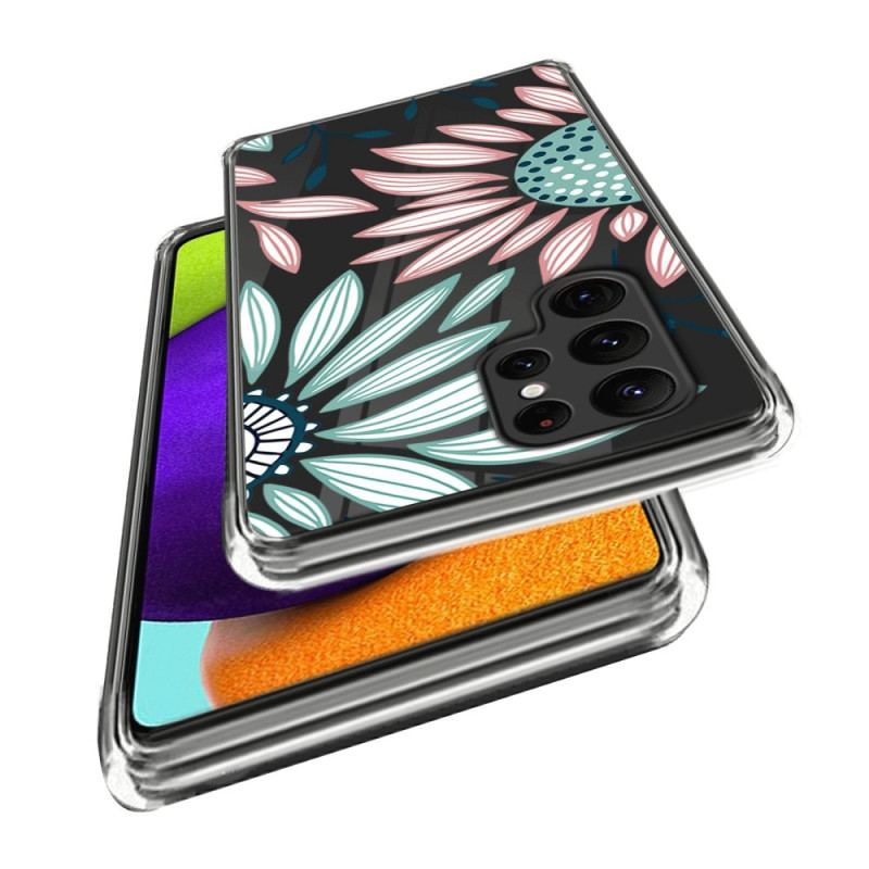 Capa Para Samsung Galaxy S23 Ultra 5G Floral