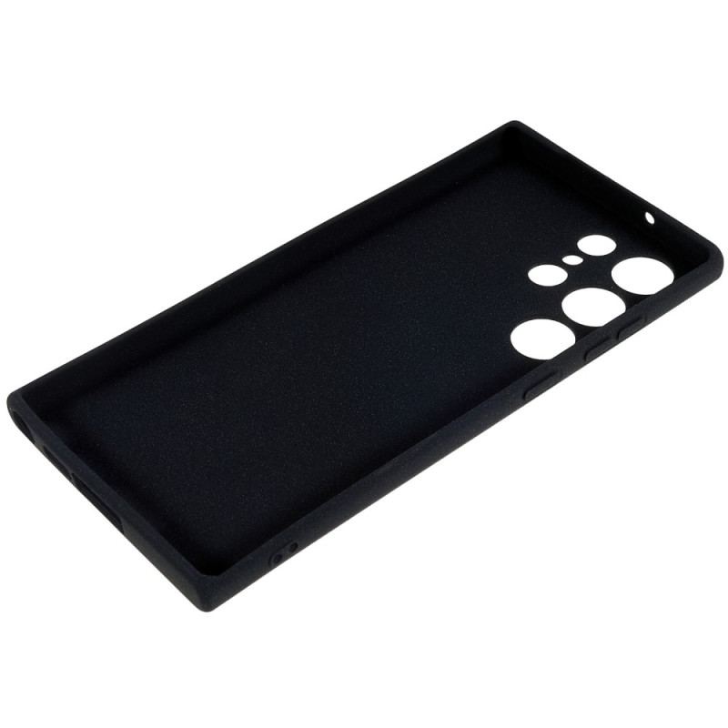 Capa Para Samsung Galaxy S23 Ultra 5G Fosco De Silicone Flexível