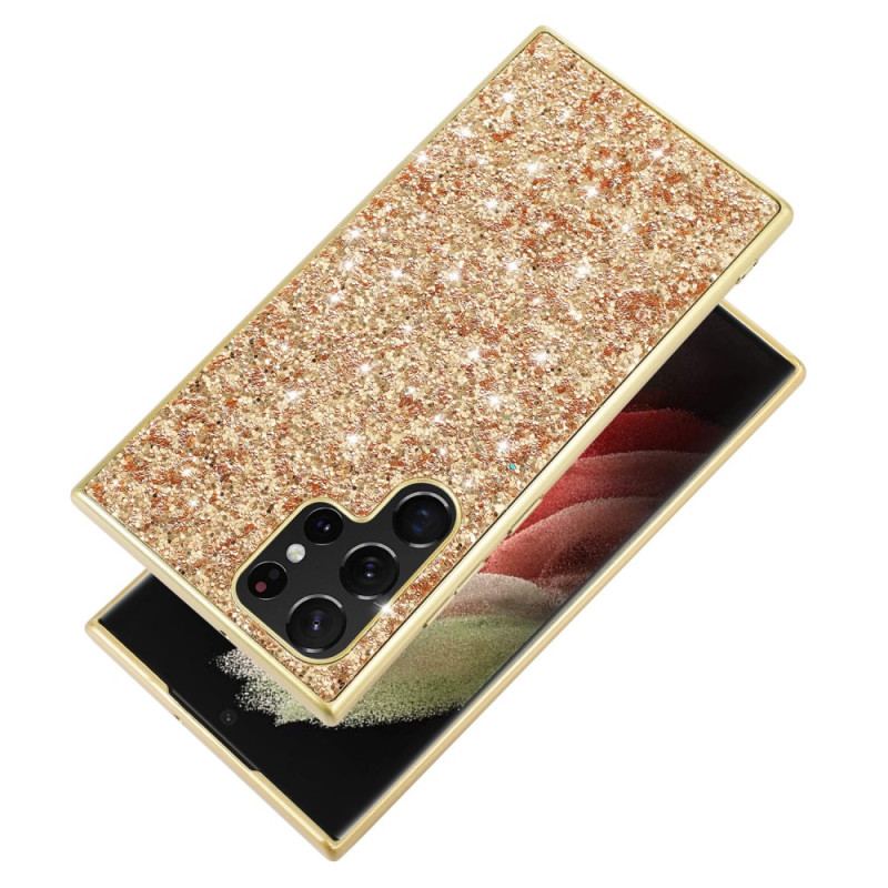 Capa Para Samsung Galaxy S23 Ultra 5G Lantejoulas