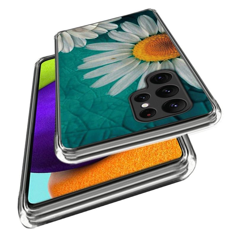 Capa Para Samsung Galaxy S23 Ultra 5G Margaridas