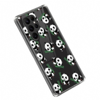 Capa Para Samsung Galaxy S23 Ultra 5G Pequenos Pandas