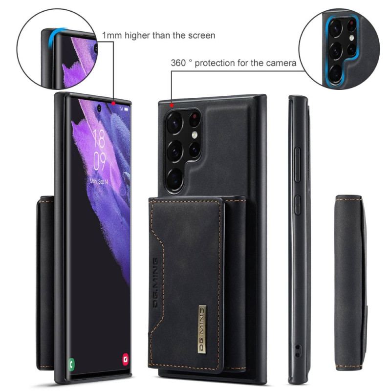 Capa Para Samsung Galaxy S23 Ultra 5G Porta-cartões Destacável Dg.ming