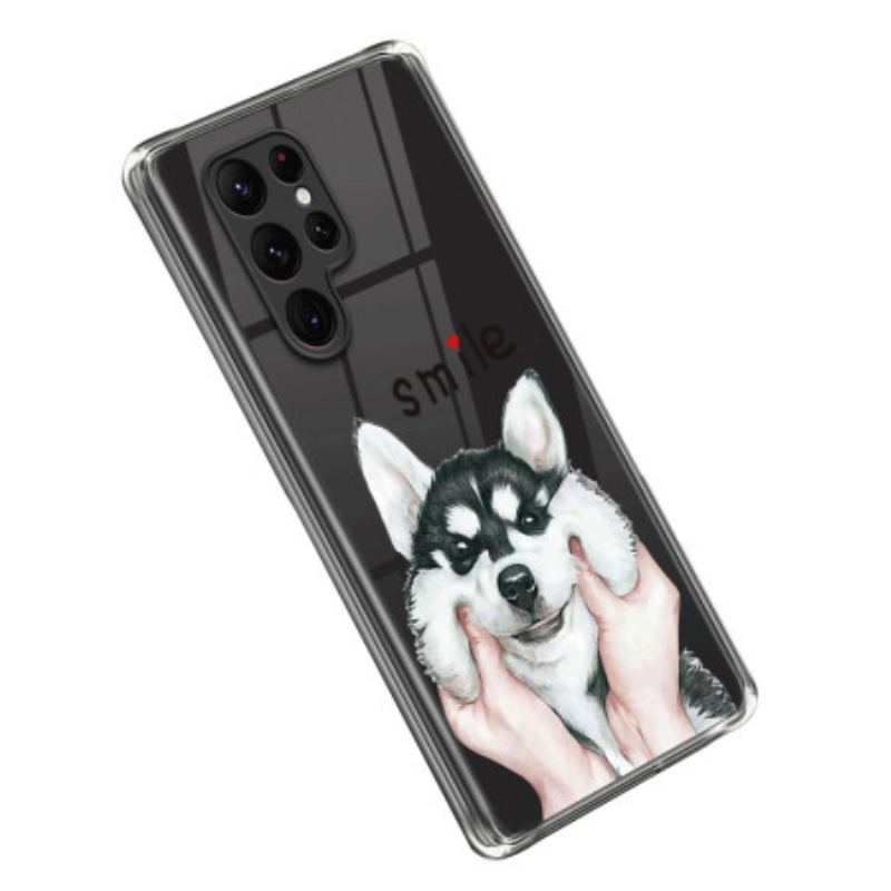 Capa Para Samsung Galaxy S23 Ultra 5G Sorriso De Cachorro