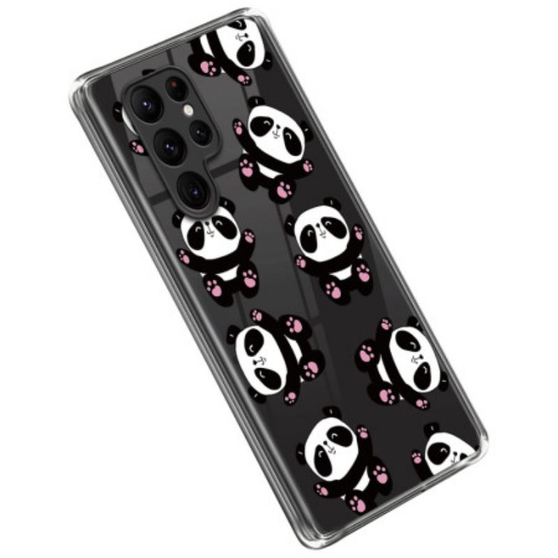 Capa Para Samsung Galaxy S23 Ultra 5G Vários Pandas