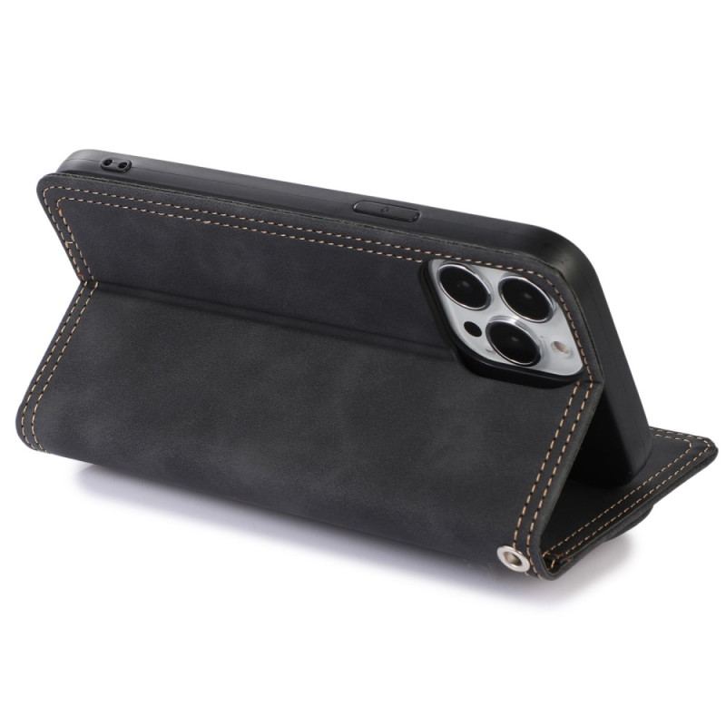 Capa De Celular Para iPhone 14 Pro Max Flip Bolso Frontal Espelhado