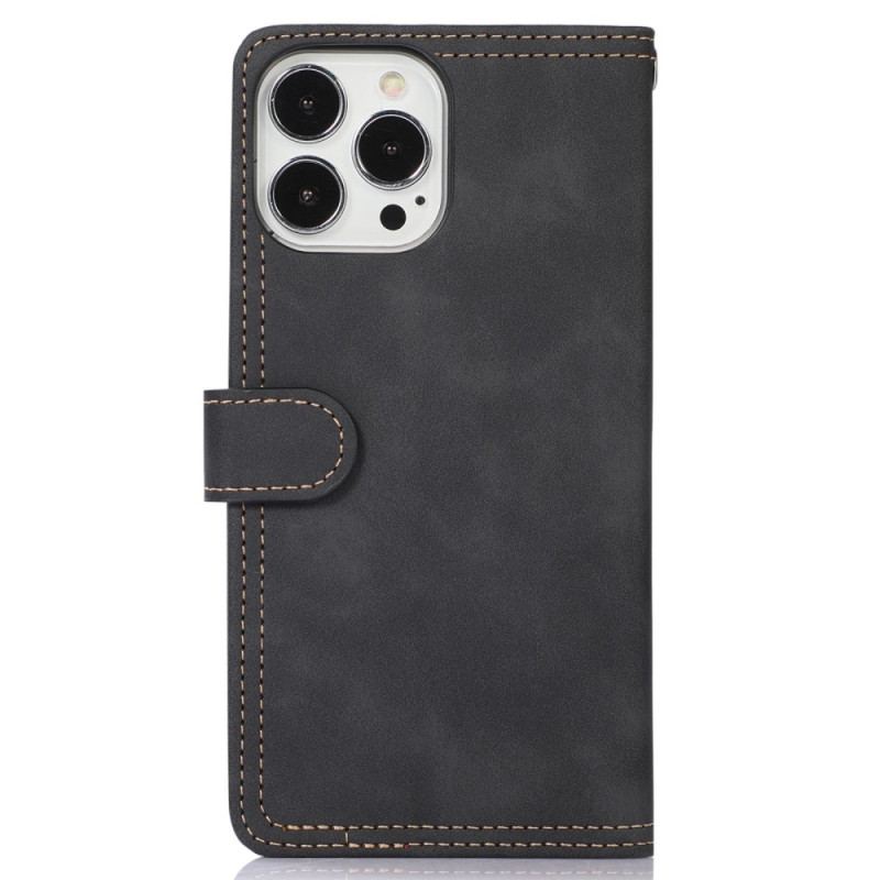 Capa De Celular Para iPhone 14 Pro Max Flip Bolso Frontal Espelhado