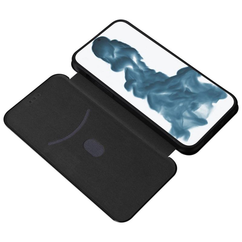 Capa De Celular Para iPhone 14 Pro Max Flip Fibra De Carbono