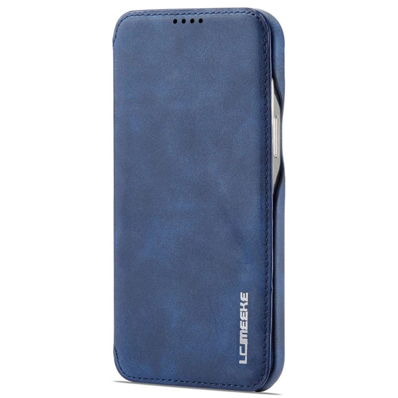 Capa De Celular Para iPhone 14 Pro Max Flip Lc.imeeke Efeito Couro