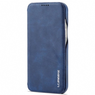 Capa De Celular Para iPhone 14 Pro Max Flip Lc.imeeke Efeito Couro