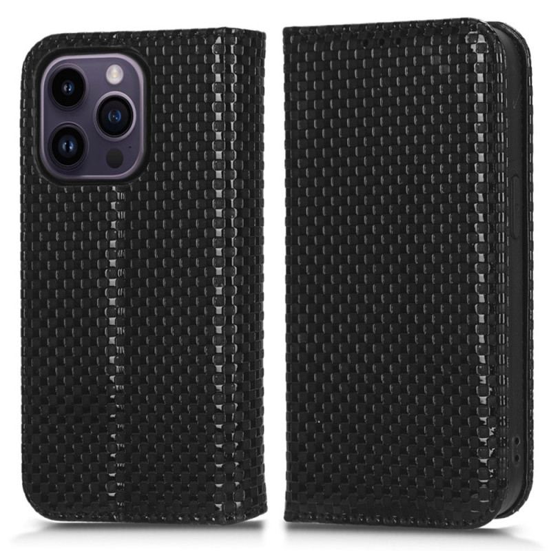 Capa De Celular Para iPhone 14 Pro Max Flip Texturizado