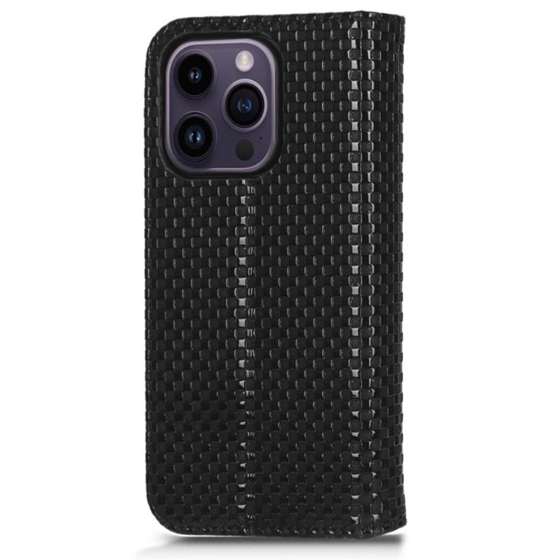 Capa De Celular Para iPhone 14 Pro Max Flip Texturizado